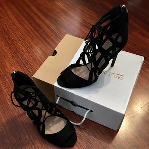 Call it Spring - Suede Lace Up Heels